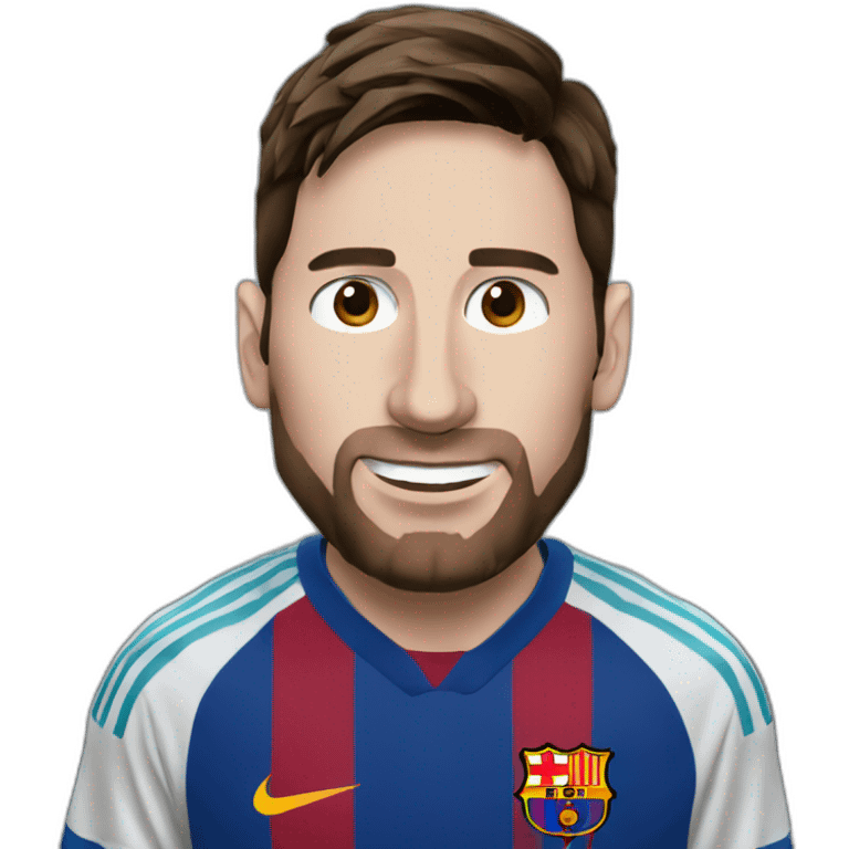 Messi livreur emoji