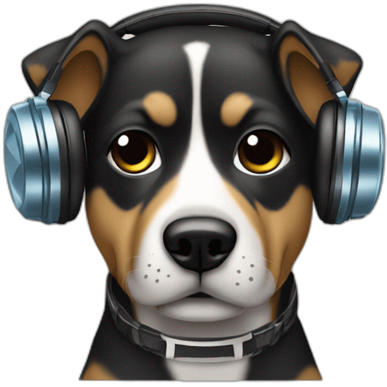 Perro dj emoji