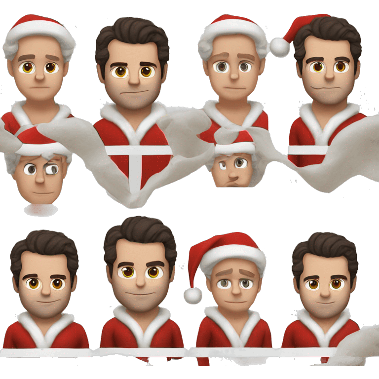 Henry Cavill as Santa Claus  emoji