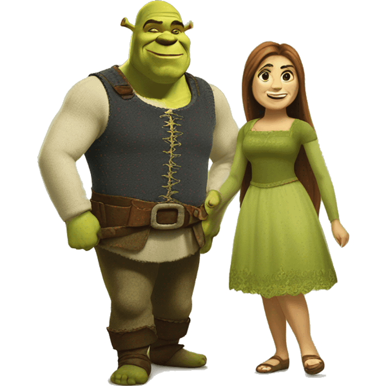 Shrek and Fiona emoji