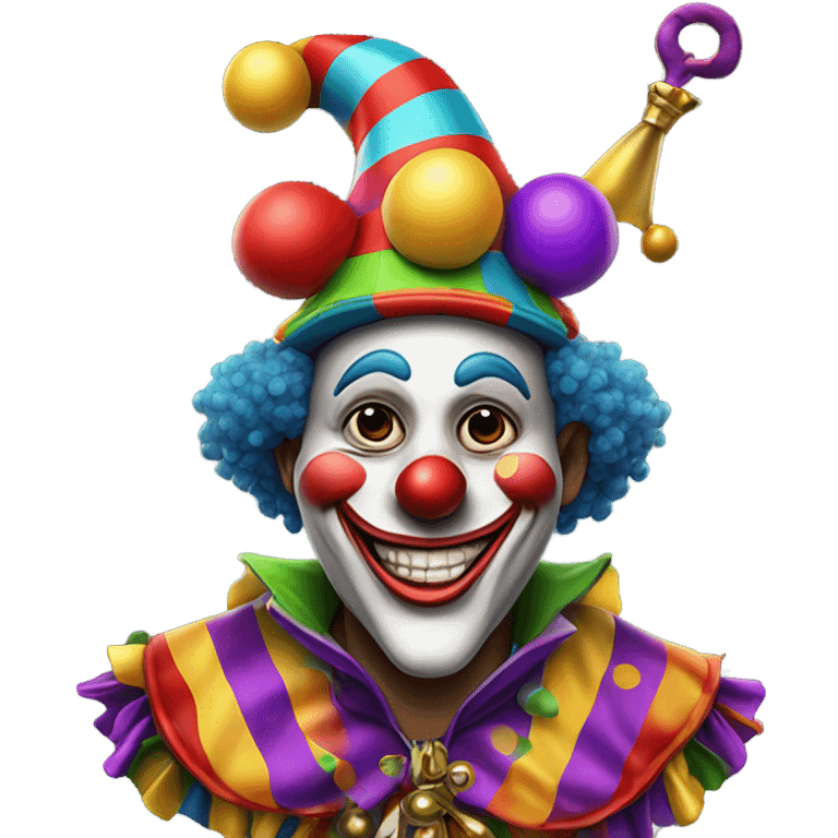 Clown jester emoji