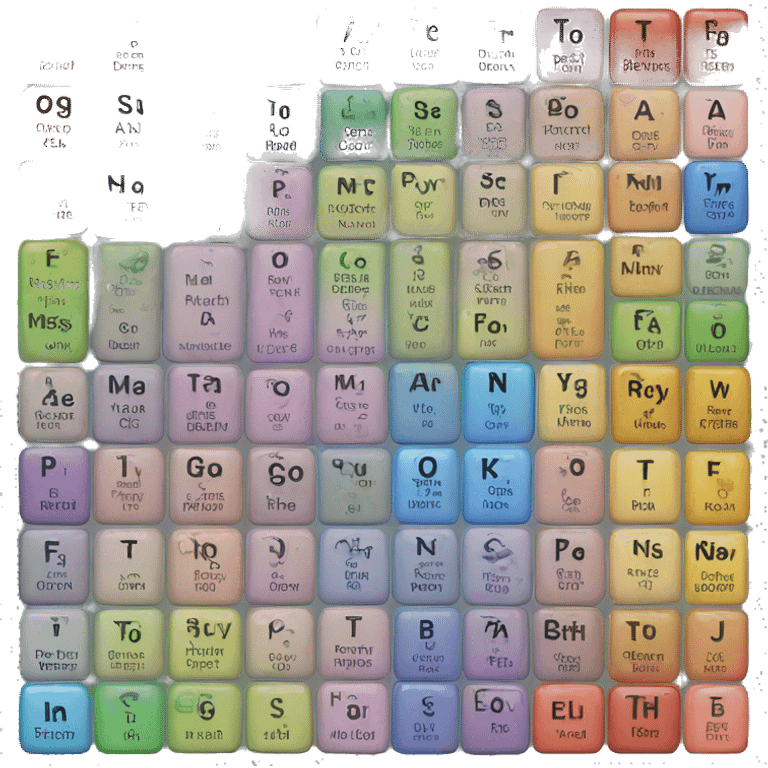 a periodic table emoji