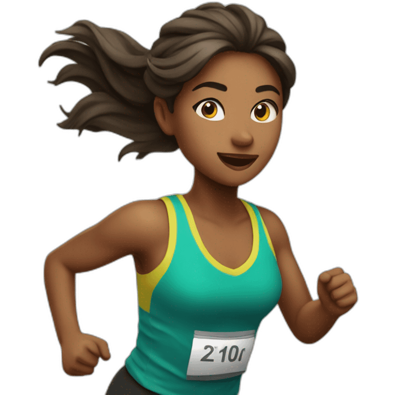 Running girl no alcohol emoji