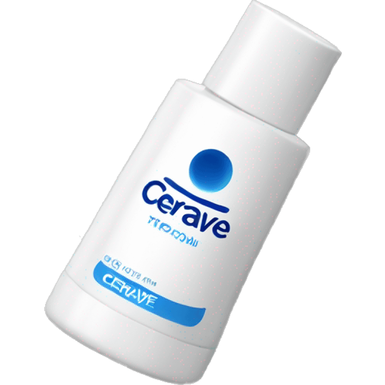 eye cream bottle with label cerave style  emoji