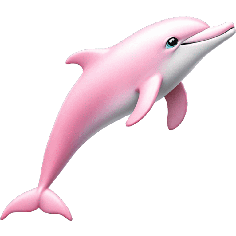 Pastel-pink-colors-dolphin emoji