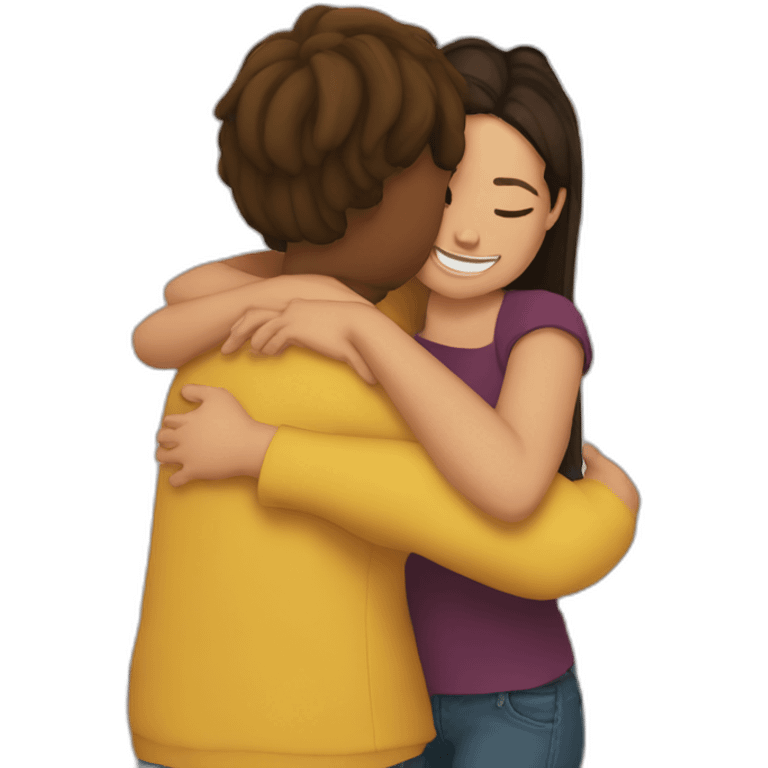 me hugging my gf emoji