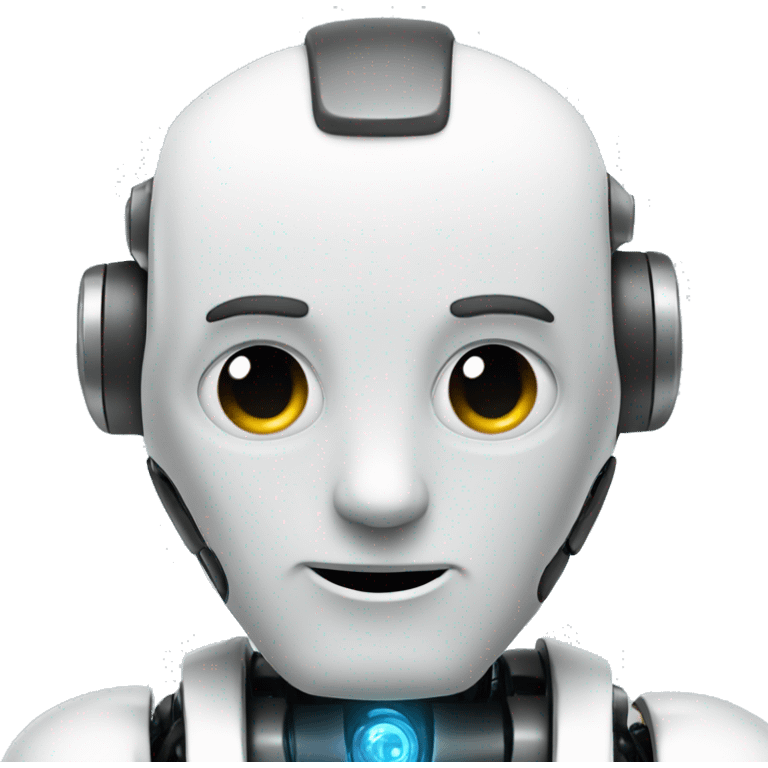 robot con inteligencia artificial  emoji