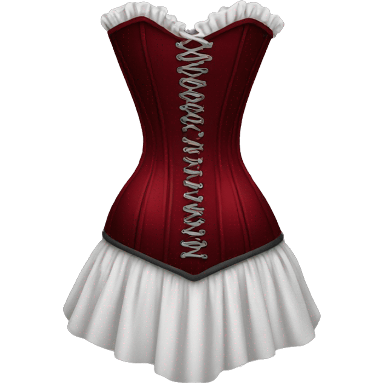 dark red corset emoji