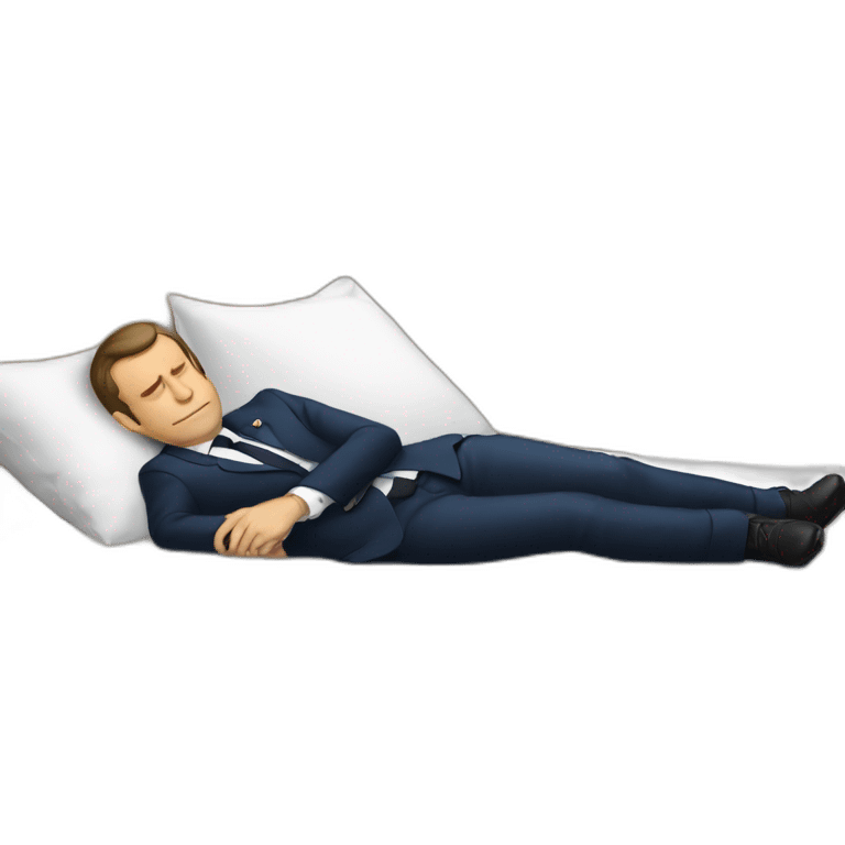 macron-sleeping emoji