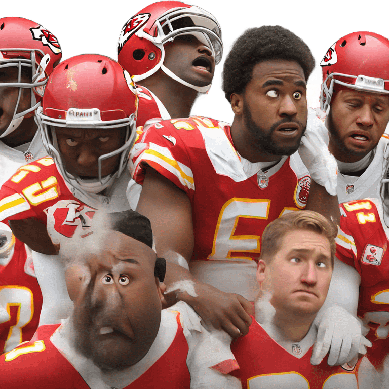 Kansas City Chiefs crying  emoji