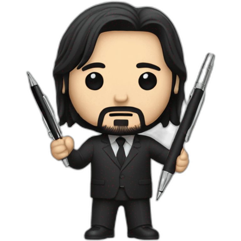 JOHN WICK HOLD PEN emoji