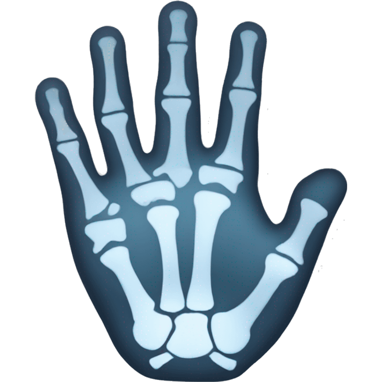 hand xray emoji