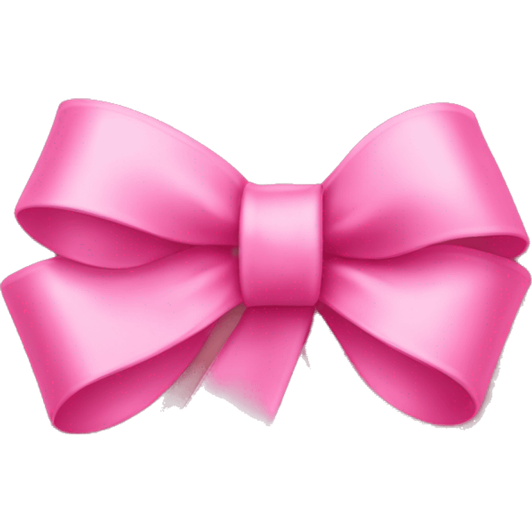 Pink ribbon bow  emoji