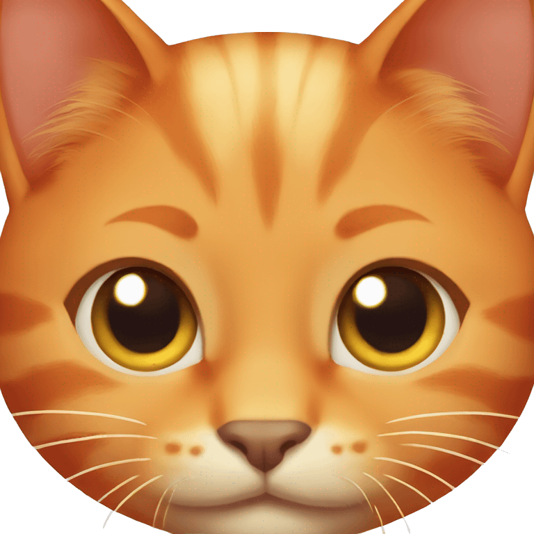 Orange cat emoji