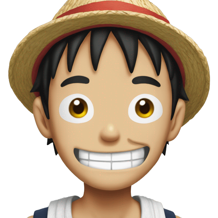 Luffy from one piece  emoji