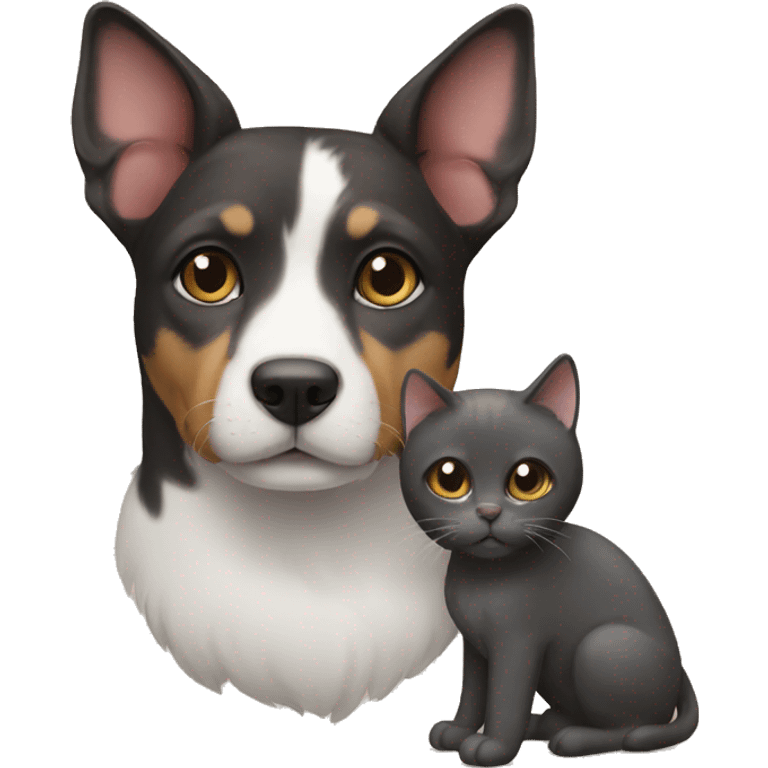 cat and dog emoji