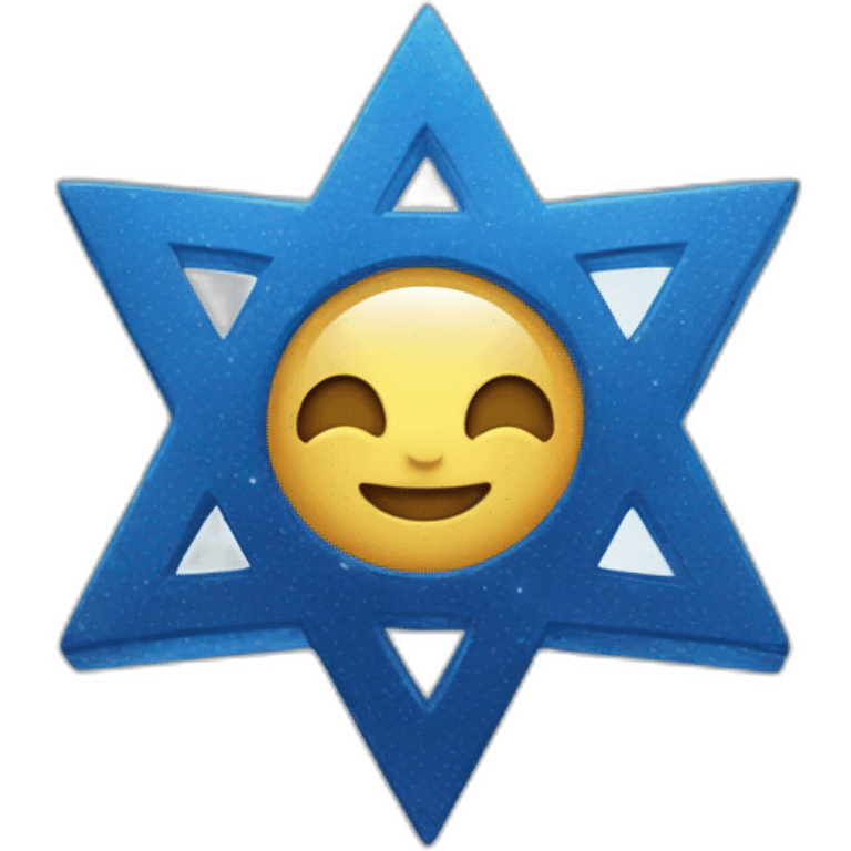 blue star of david emoji