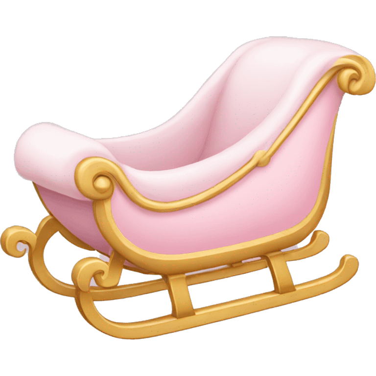 light pink sleigh emoji