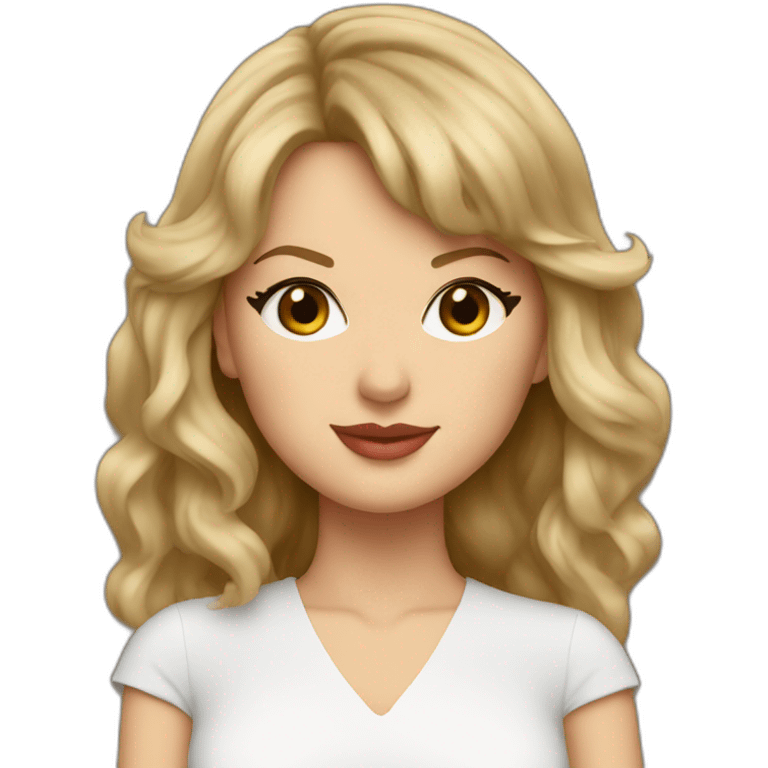 front facing taylor swift emoji