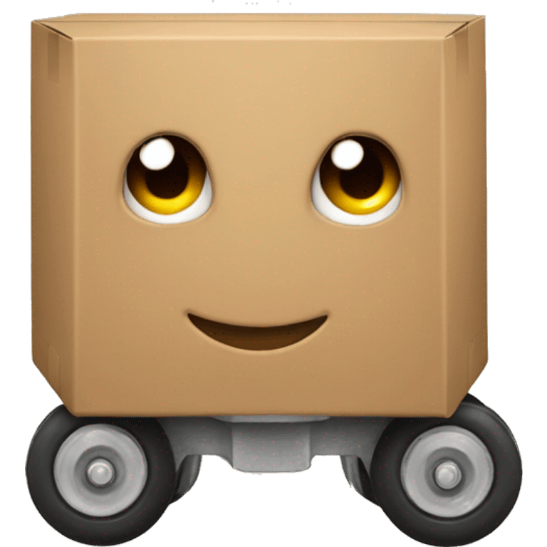 Box with wheels  emoji