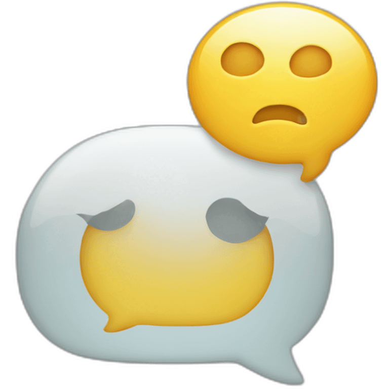 text bubble emoji