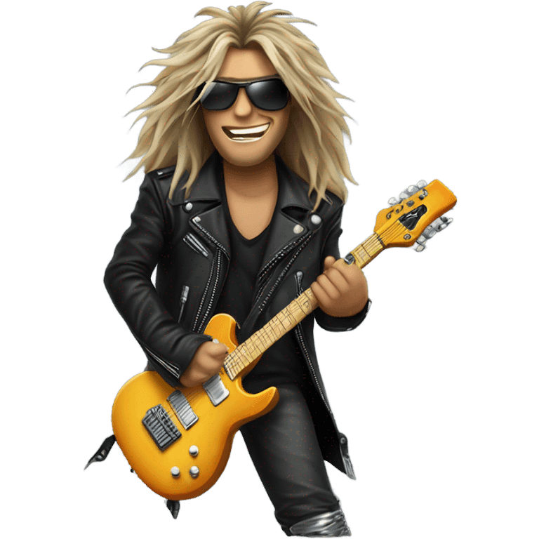 Heavy Metal Guitar Player emoji