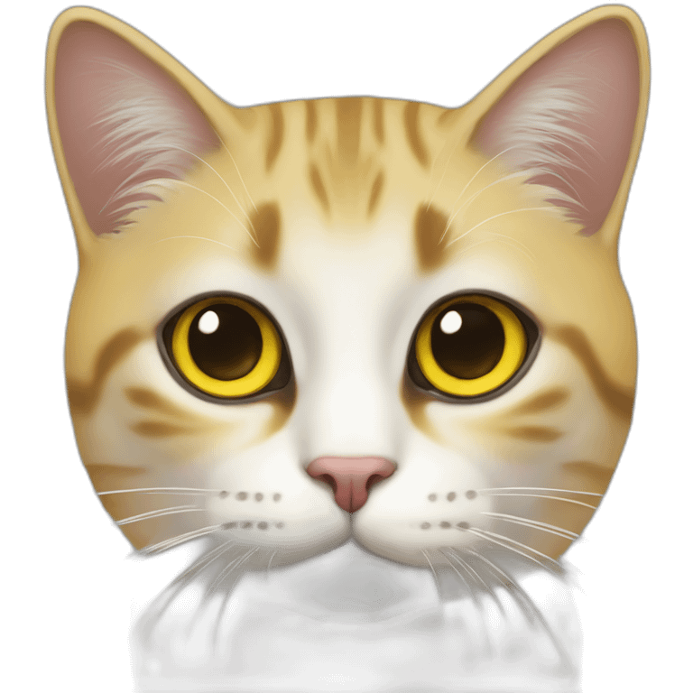 Shanti gato Amarillo emoji