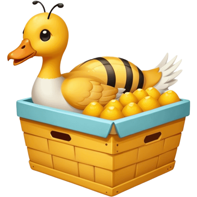 Bee goose hamper emoji