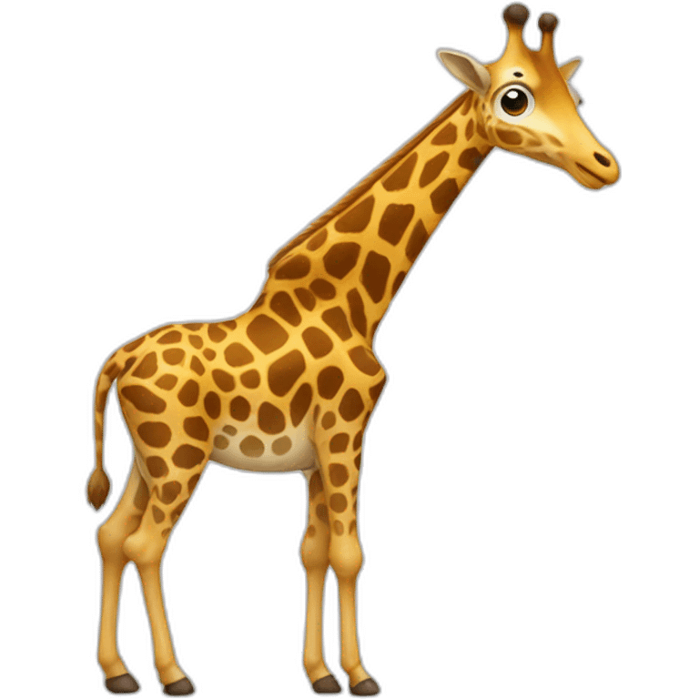 fourmi sur une girafe emoji