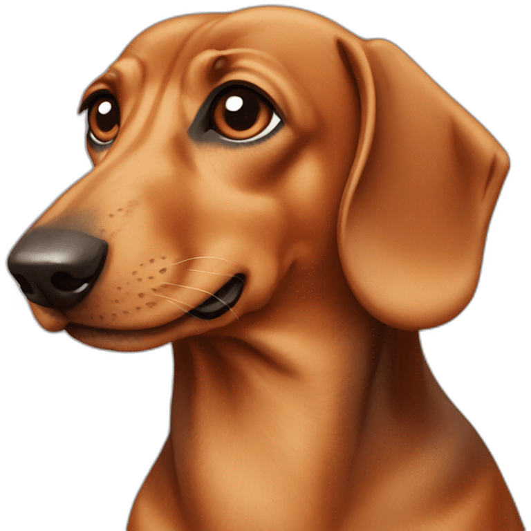 dacshund dog emoji