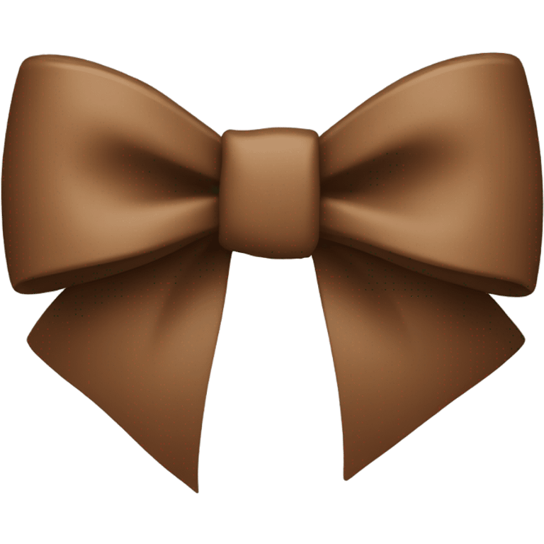 A brown bow  emoji