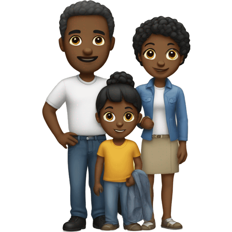 Black family emoji