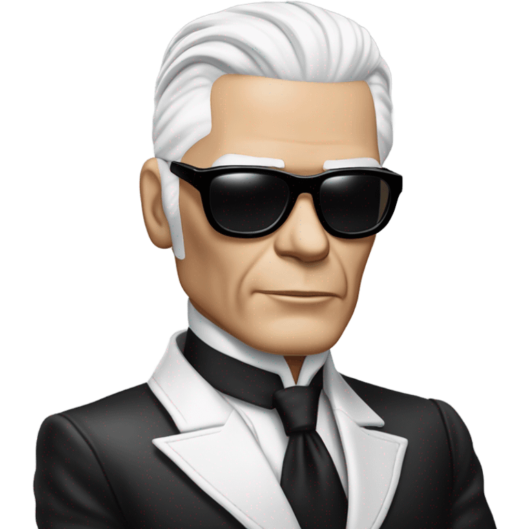 Karl lagerfeld báť emoji