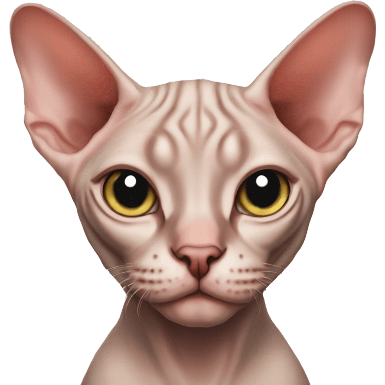 Sphynx cat lies
 emoji