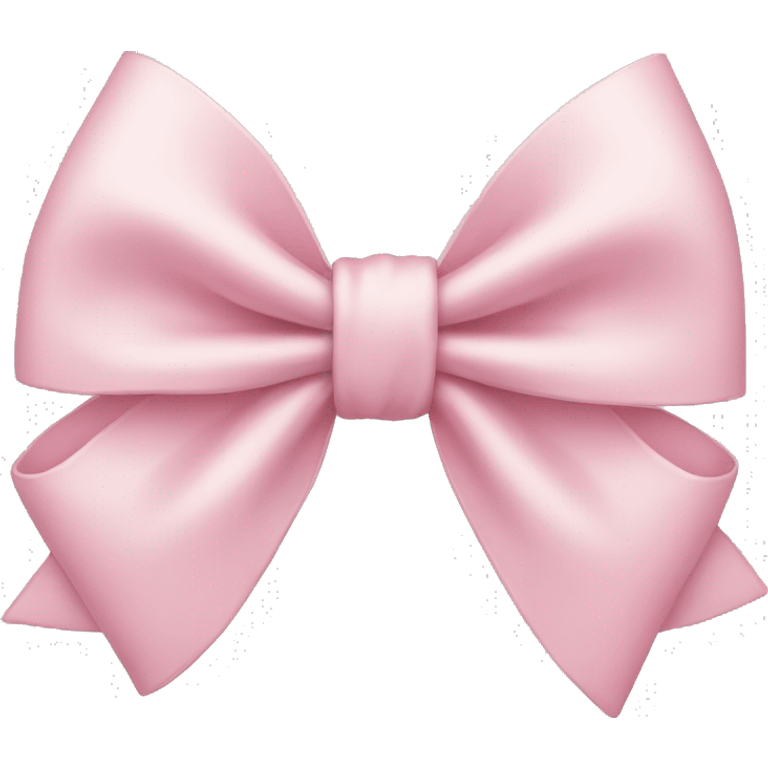 Light pink bow  emoji