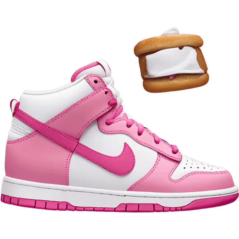 Pink Nike dunks emoji