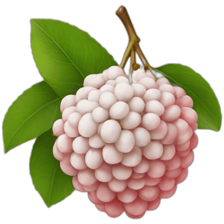 LYCHEE fruit emoji