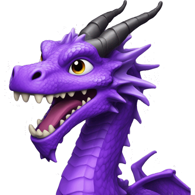 purple dragon a 360 emoji