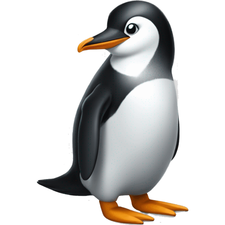 Un pingüino de emoji