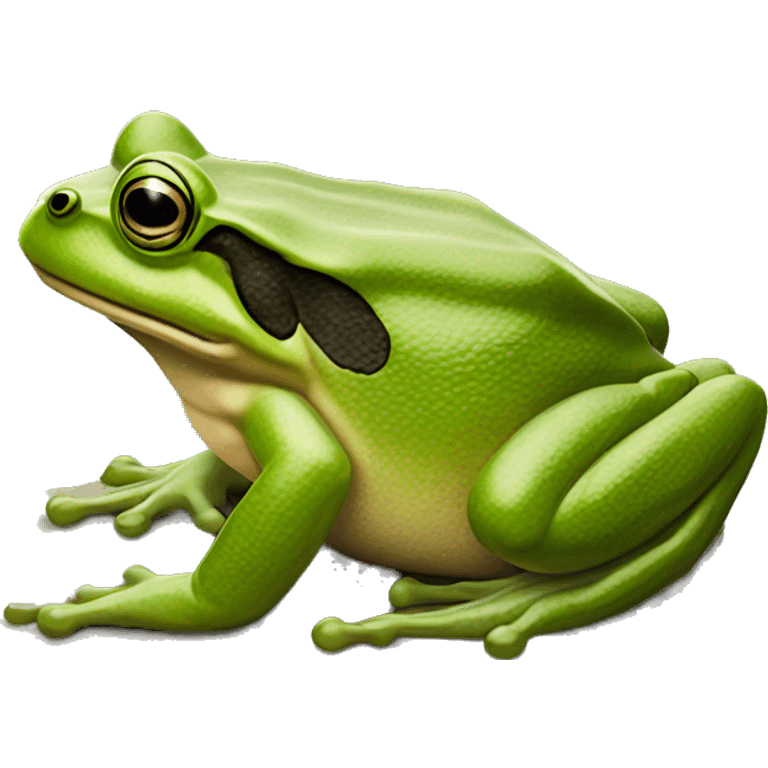 norteamerican bull frog emoji