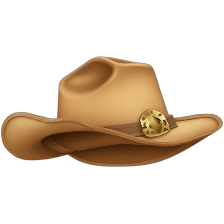 Cowgirl hat emoji