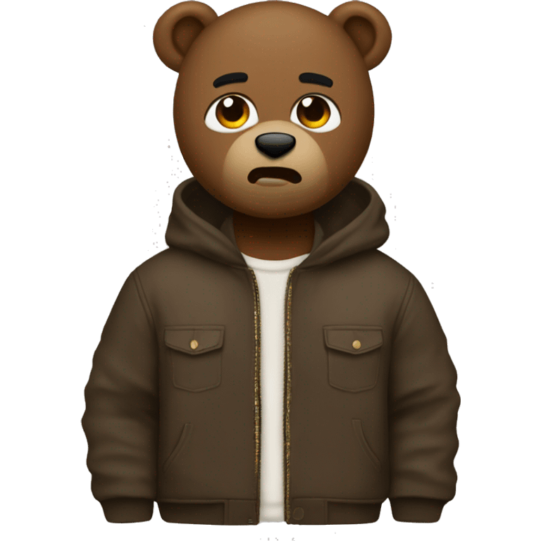 kanye west bear emoji