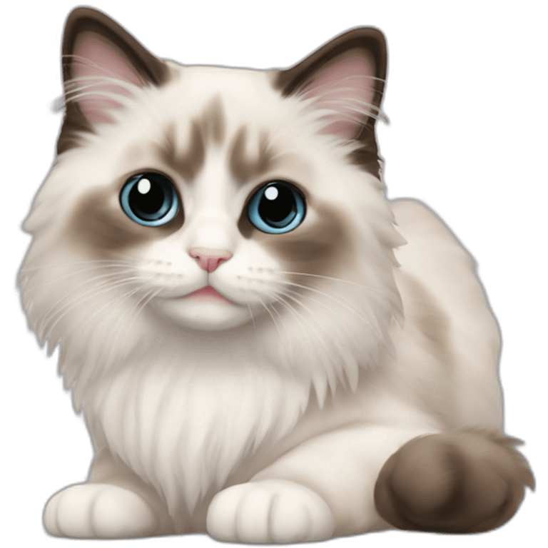 ragdoll kitten emoji