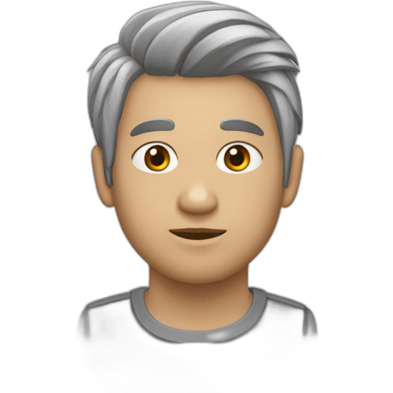 Hámster ruso gris rayado emoji