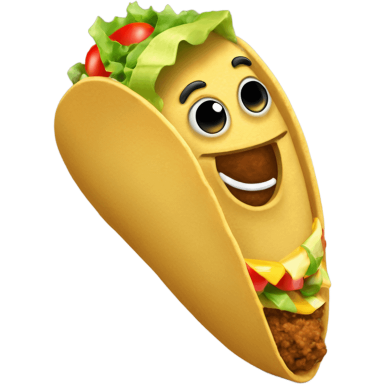 Taco with maracas  emoji