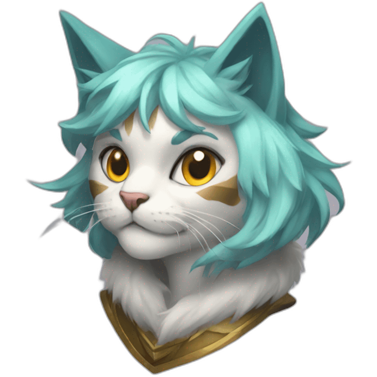 Cat league of Legends rakan emoji