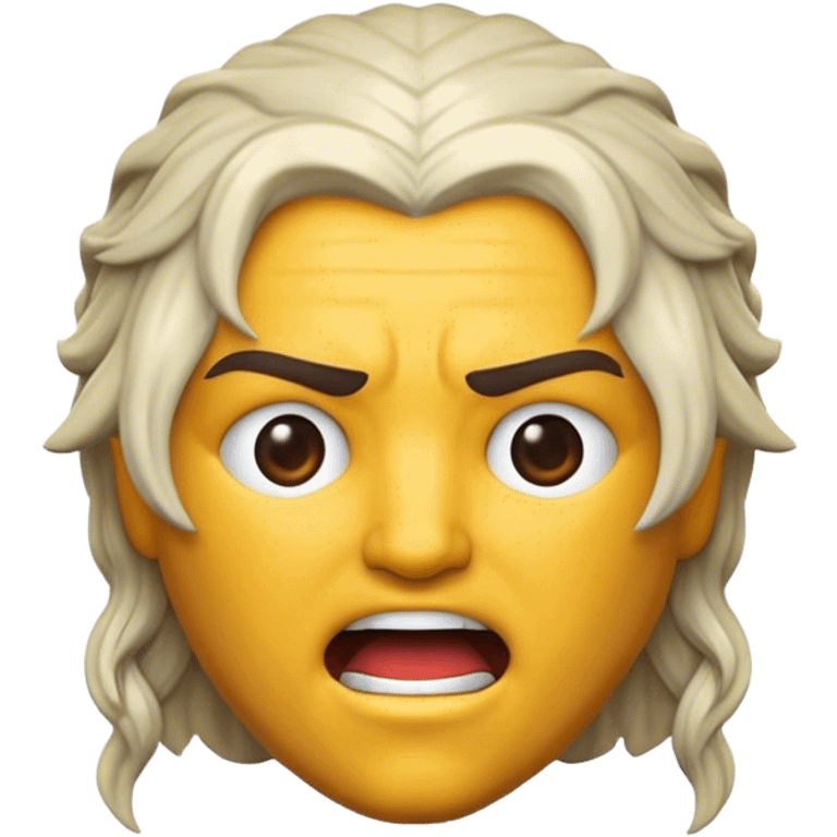 Cinematic Realistic Game of Thrones Pop Culture Emoji, featuring a dramatic, epic portrayal inspired by the fantasy series rendered with rich textures and cinematic lighting. emoji