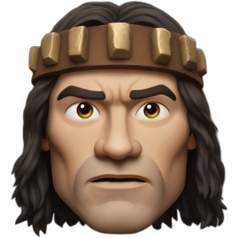 Conan the Barbarian hyper realistic emoji