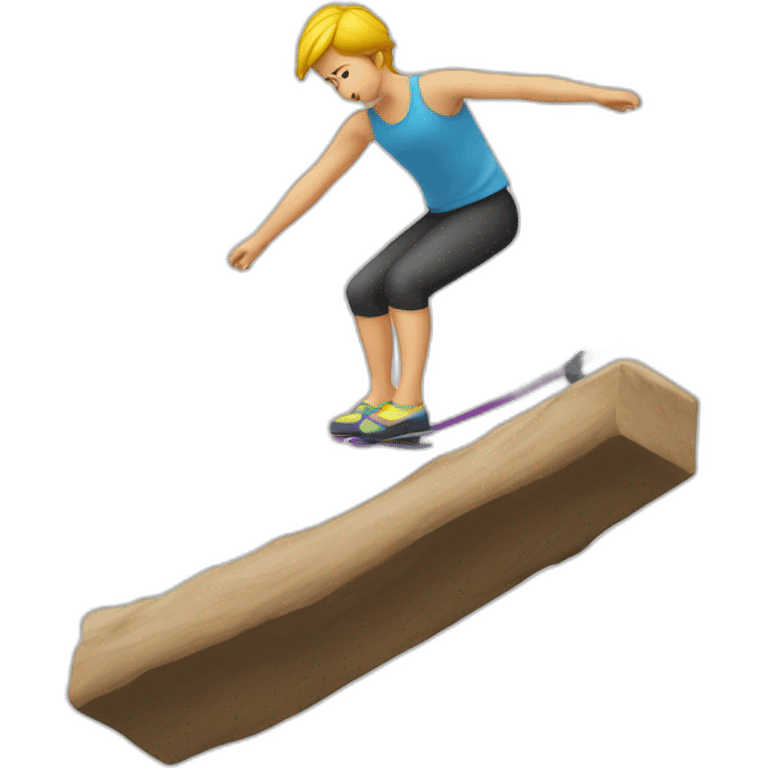 slackline-balancing emoji