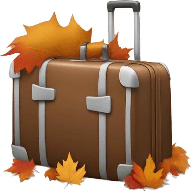 baggage in autumn  emoji